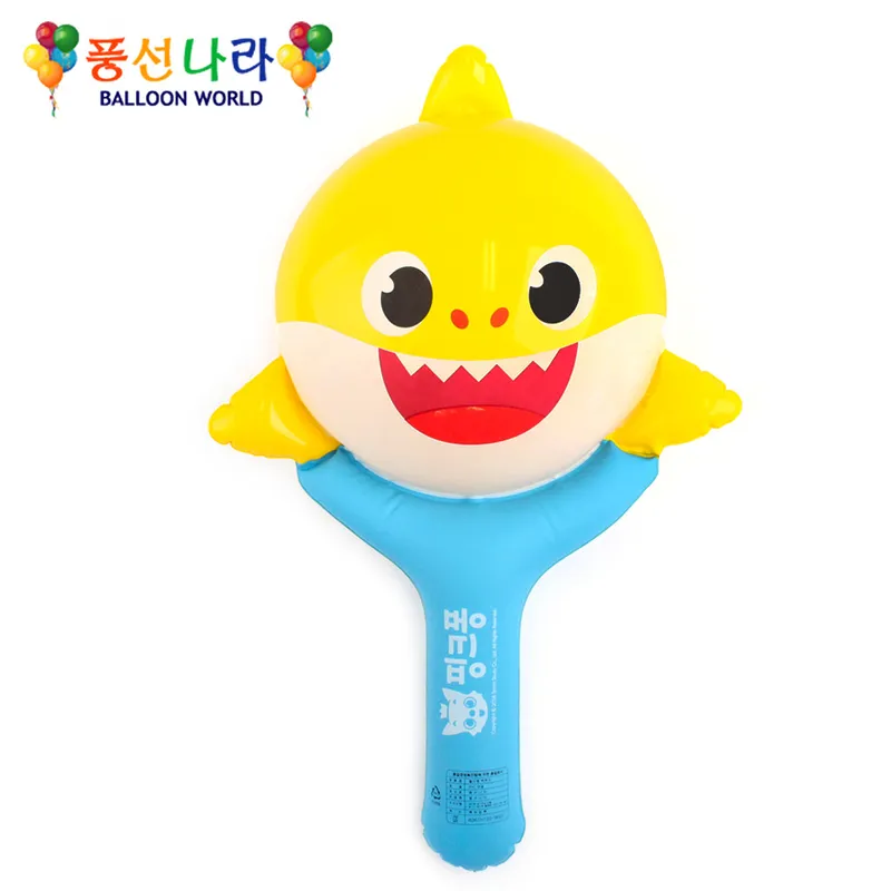 풍선나라 삑삑이풍선 선물 아기 상어 파티