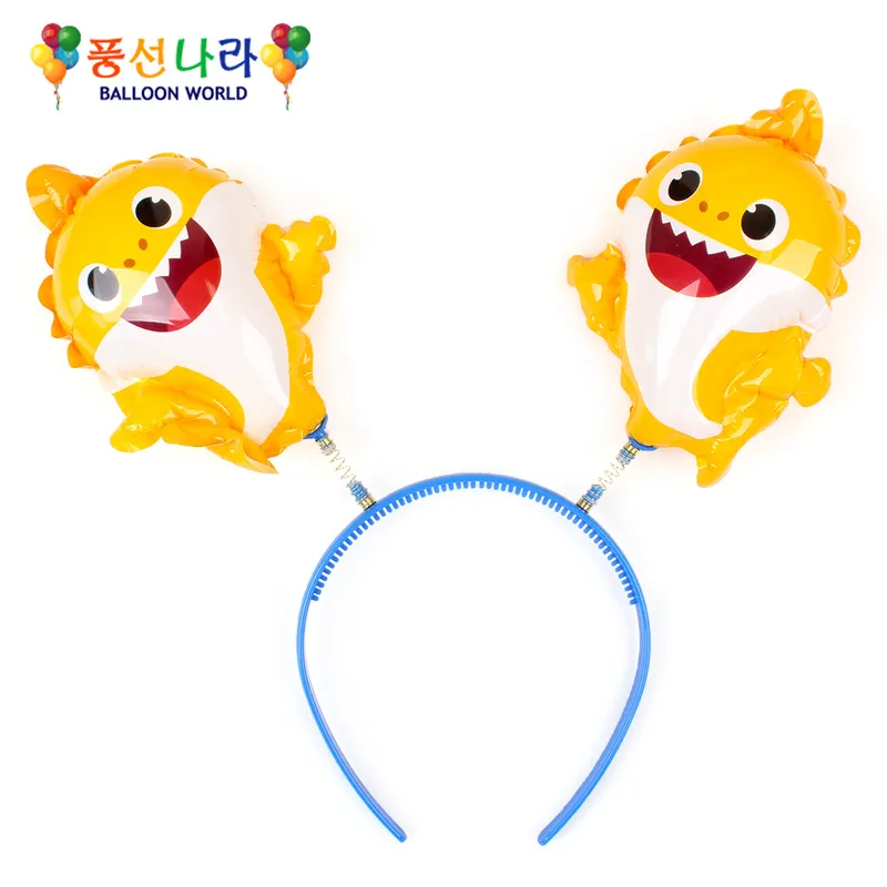 아기상어 머리띠 생일 파티머리띠 파티용 이벤트