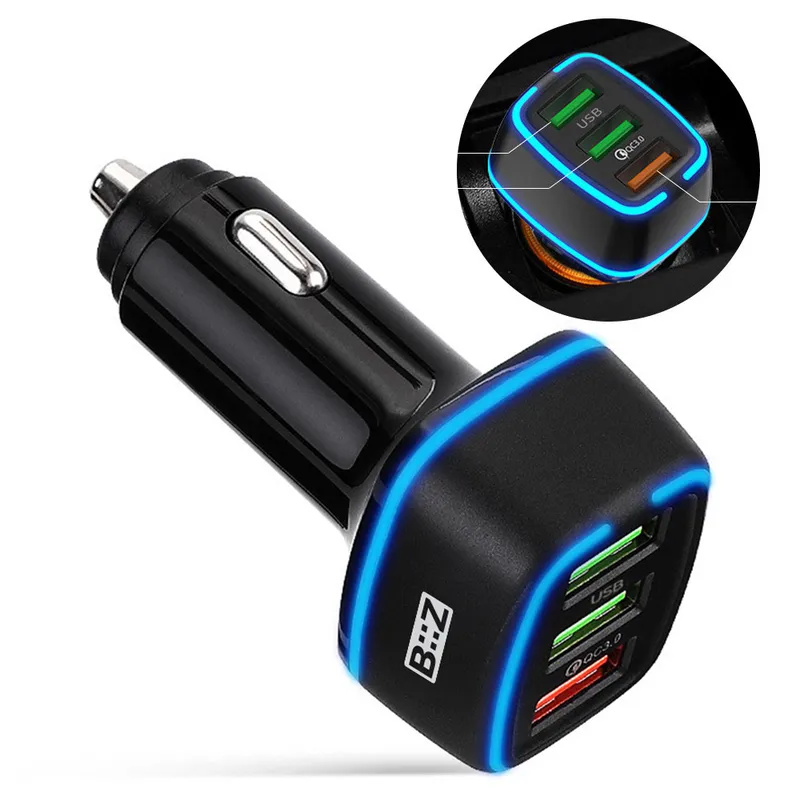 비즈 차량용 QC3.0 고속 충전기 USB