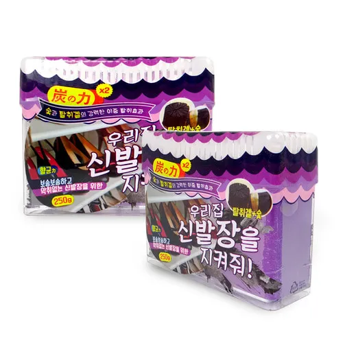 신발장 탈취겔 숯 250g
