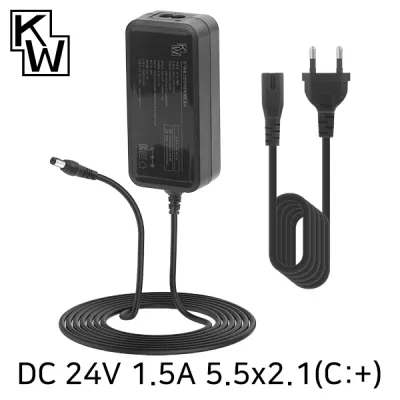24V 1.5A SMPS 아답터 5.5x2.1mm C